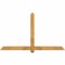 Ekena Millwork Eugene Rough Sawn Timber Gable Bracket, Western Red Cedar, 72"W x 42"H x 4"D x 4"F, 14/12 Pitch GBW072X42X0404EUG00RWR - alternate 1